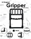H Shaped Gripper Set of 2- Black